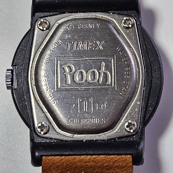 *Sale* Timex Disney Winnie the Pooh Unisex Watch Brown Leather Band main image 9